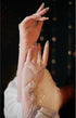 White wedding gloves Bridal gloves Handmade gloves